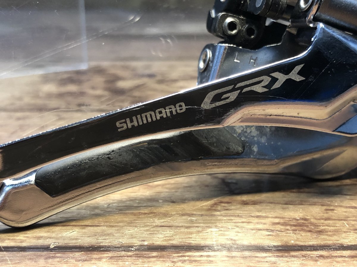 HC057 シマノ SHIMANO GRX FD-RX810 フロントディレイラー 2S 直付け 固定ボルト欠品の画像2