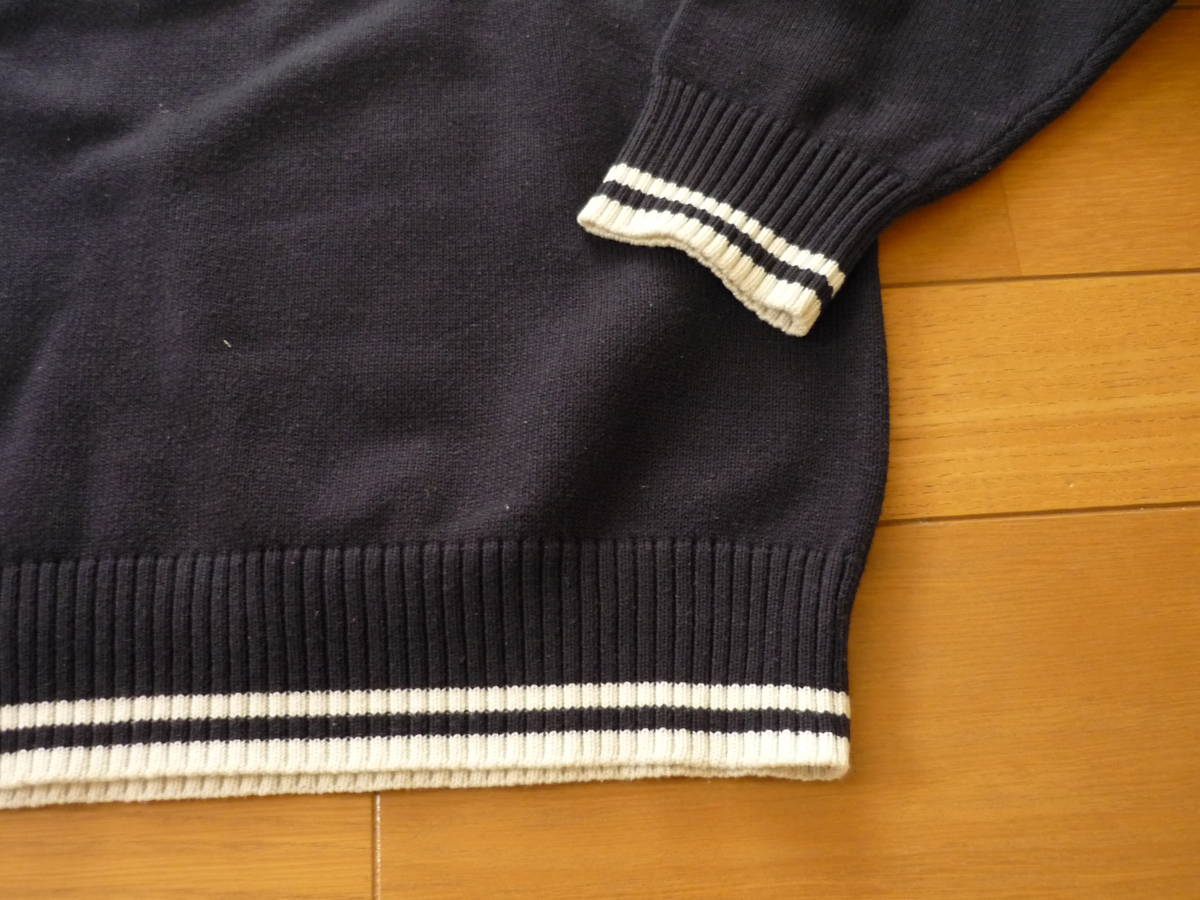 ★シンプルな長袖セーター。スクールセーターにも可。サイズ160。男女兼用。USEDです★_画像6