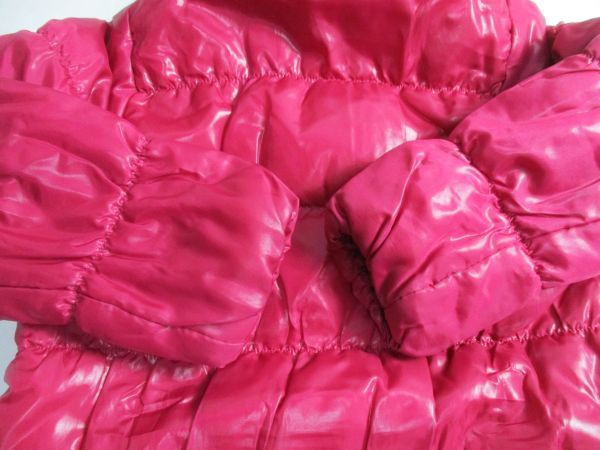 BF400[Joynana* Joy nana] Logo embroidery hood taking out possible cotton inside go in jacket translation have woman . red purple 110
