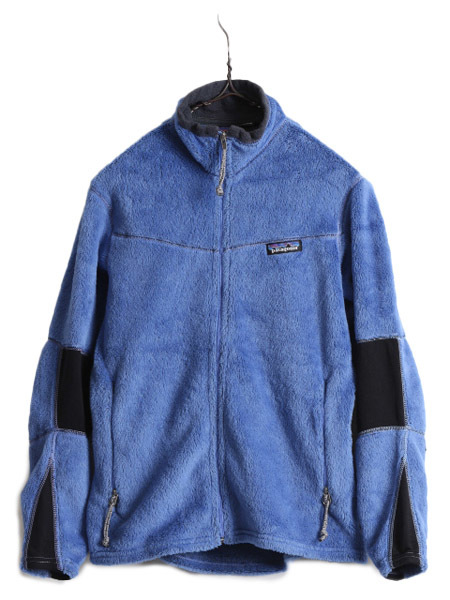 00年製 USA製 パタゴニア R2 フルジップ フリース ジャケット レディース S Patagonia アウトドア ジャンパー ブルゾン レギュレーター 青