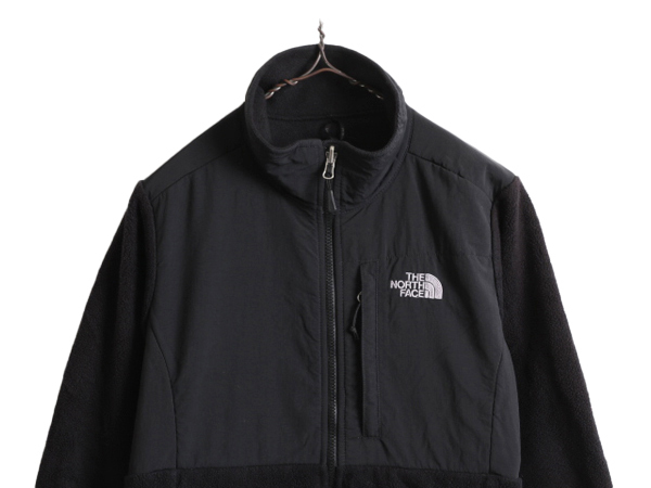 ノースフェイス デナリ ジャケット レディース M / The North Face DENALI アウトドア フリース ナイロン ブルゾン ブラック ジャンパー 黒_画像2