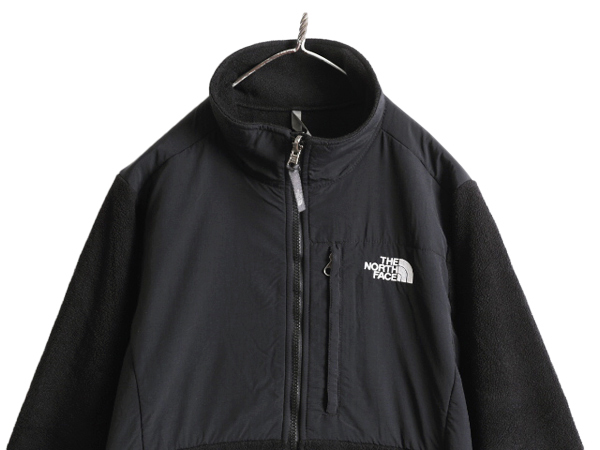 ノースフェイス デナリ ジャケット レディース M / The North Face DENALI アウトドア フリース ナイロン ジャンパー ブラック ブルゾン 黒_画像2