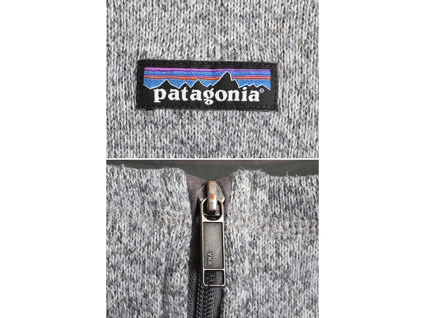 16年製 パタゴニア ベターセーター ジャケット メンズ M / 古着 Patagonia アウトドア フリース ニット フルジップ ジャンパー ブルゾン 灰_画像4