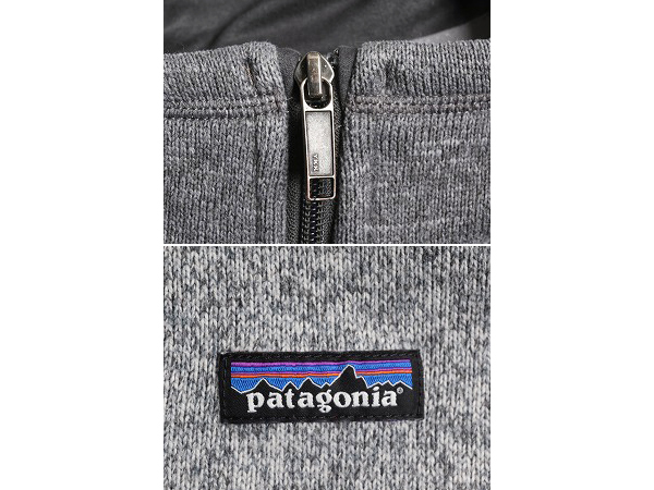 15年製 パタゴニア ベターセーター 1/4 ジップネック メンズ M / Patagonia アウトドア フリース ニット ジャケット プルオーバー 2トーン_画像4