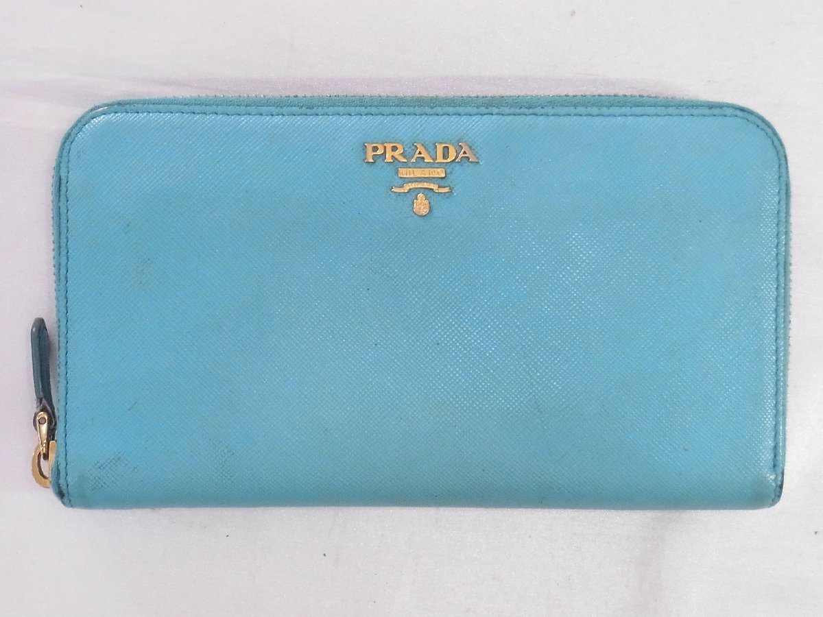 ブランド雑貨総合 1M0506 ラウンドファスナー長財布 PRADA プラダ