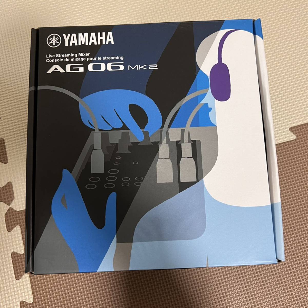 ほぼ新品 ヤマハ YAMAHA ライブストリーミングミキサー AG06MK2 黒