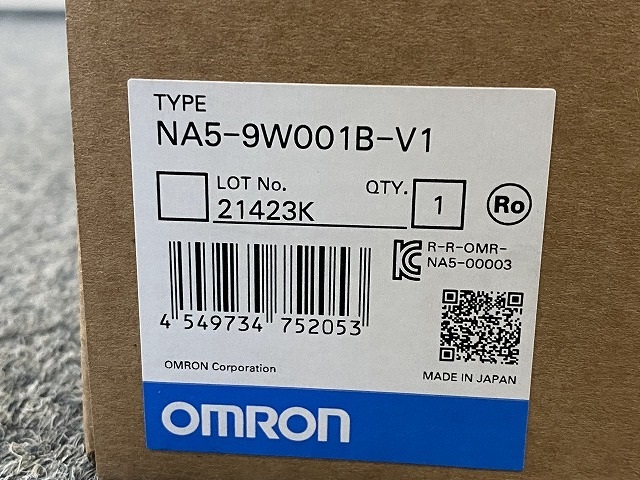 ■G24626J1070）新品未開封 OMRON NA5-9W001B-V1 プログラマブルターミナル モニター　オムロン_画像2