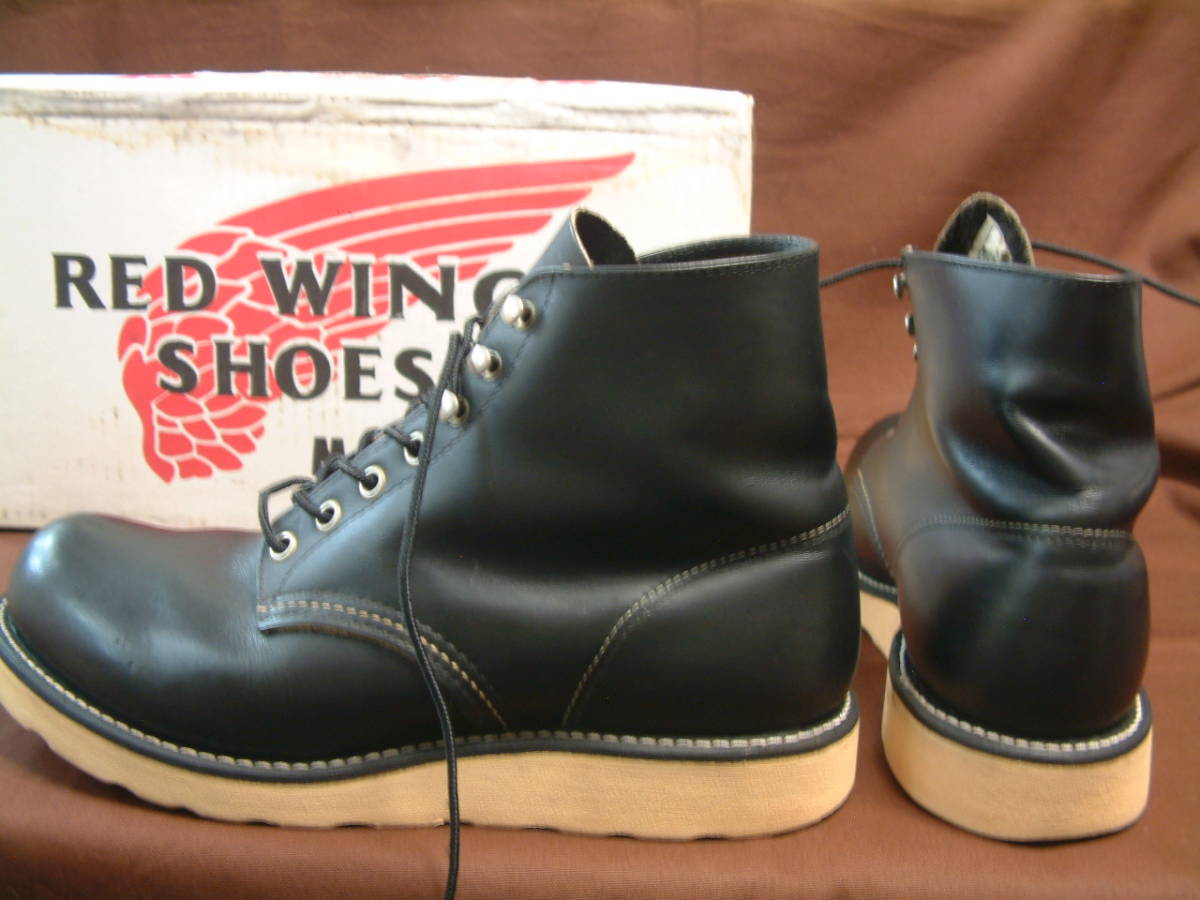箱付 7D 1999年生産 8165 犬タグ レッドウイング プレーントゥ Red Wing Shoes Made in U.S.A 8165 1999 _画像3