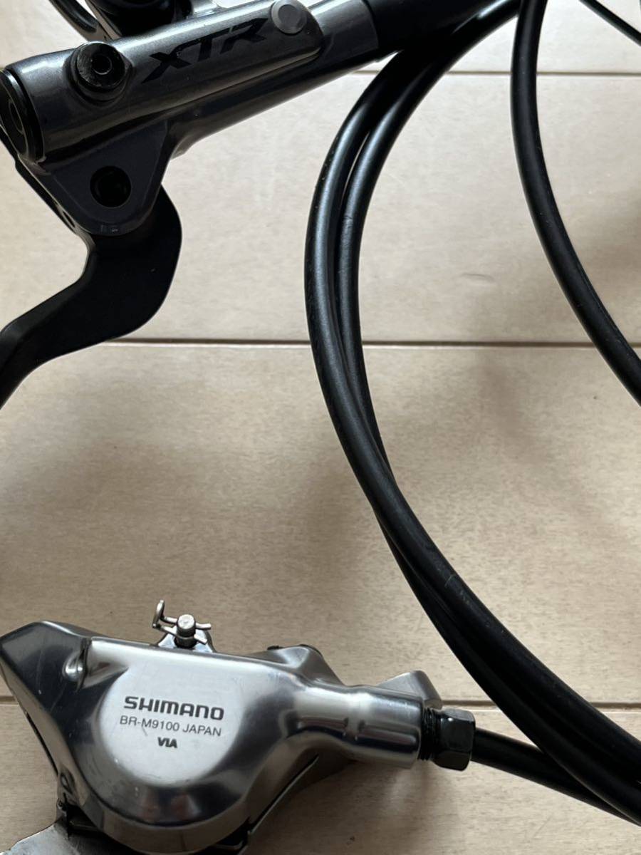 Shimano シマノ XTR BL-M9100 BR-M9100 前後セット チタンプレートメタルパッド_画像3