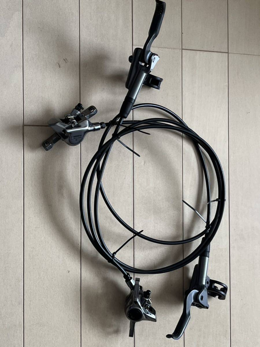 Shimano シマノ XTR BL-M9100 BR-M9100 前後セット チタンプレートメタルパッド_画像6