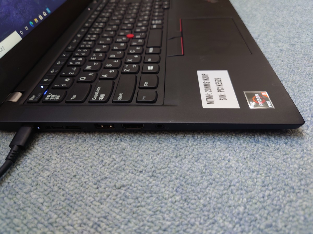 小型訳有ノート/Ryzen 5 PRO 3500U/Thinkpad X395