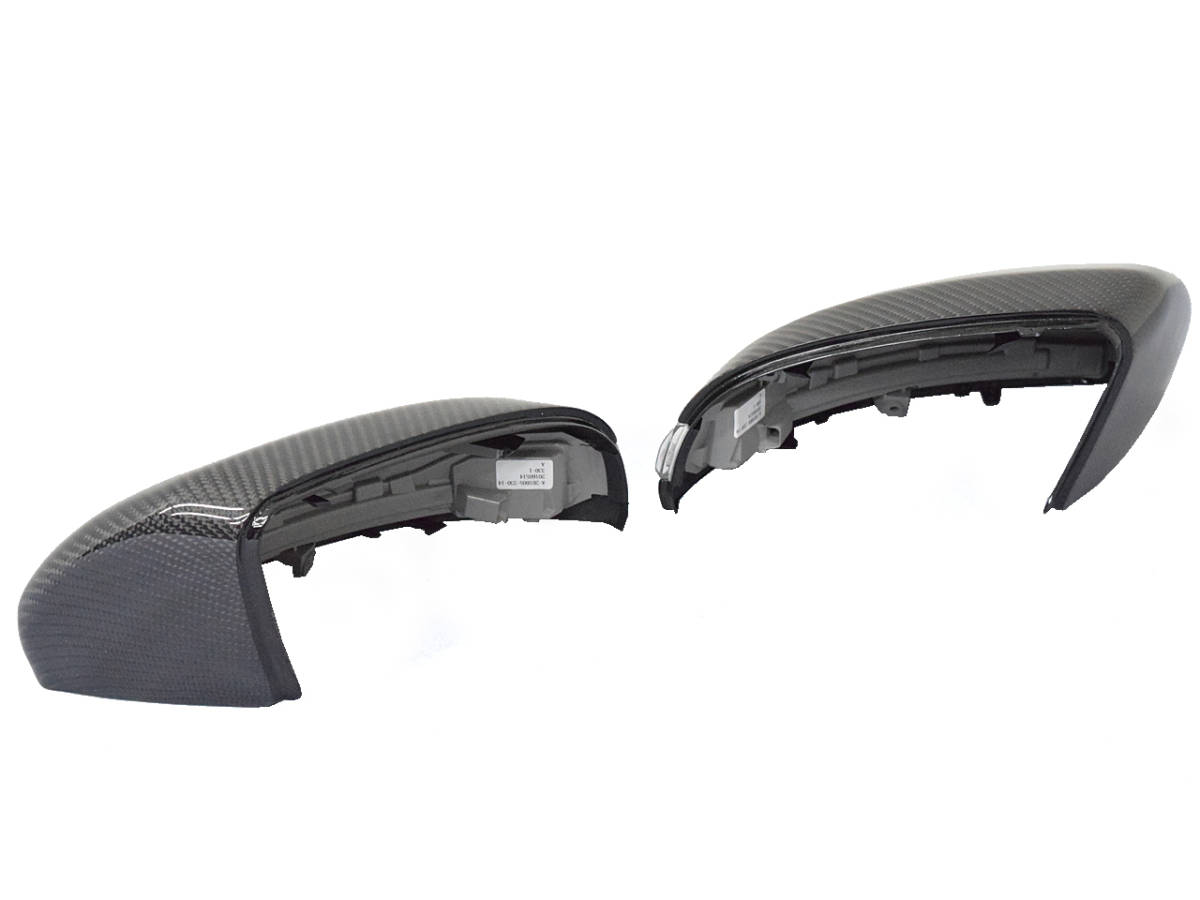  Akira day put on W205 mirror cover { carbon } original turn signal attaching left steering wheel for Mercedes Benz C Class domestic sending immediate payment custom side exterior.