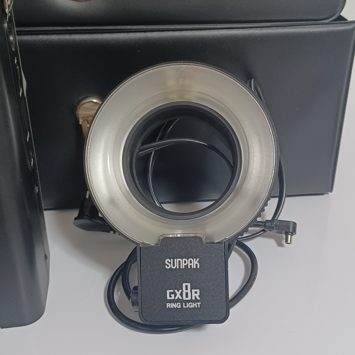 SUNPAK GX8R RING LIGHT リングライト　ケース付き　Polaroid 600 Film　ポロライドフィルム　National PP-SU01A　ストロボ　(SK)_画像4