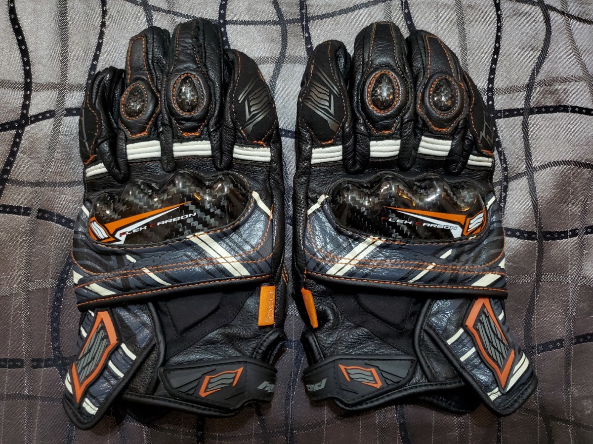 【LL】HYOD レーシンググローブ レザーグローブ HSG308D ST-X CORE D3O LEATHER GLOVES 税込 ¥18,590)_画像4