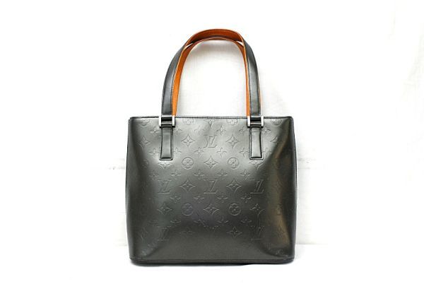 ★極美品★ ルイヴィトン Louis Vuitton モノグラムマット ストックトン メンズ トートバッグ 1円 M55112 定価約19万 23102002_画像2