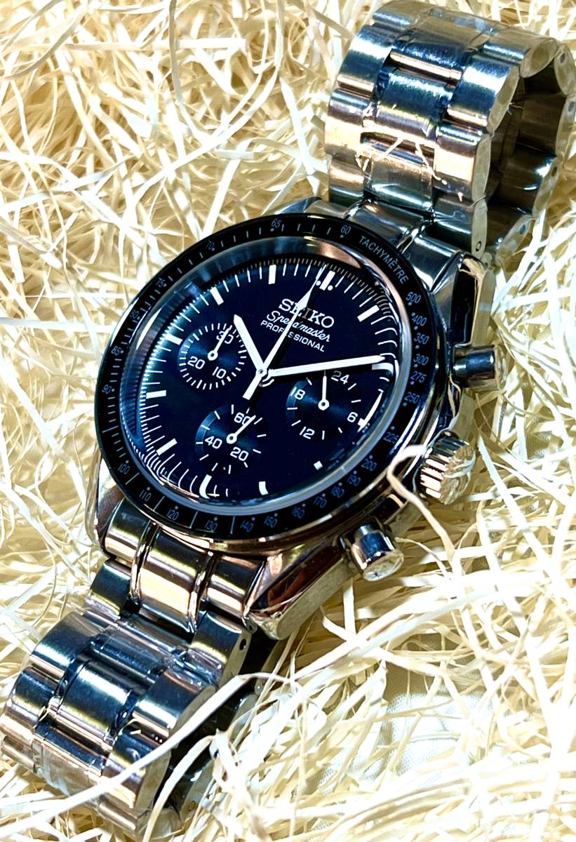 SEIKO MOD /カスタム /VK63 クォーツ/ ブラック /クロノグラフ SEIKO MOD /カスタム /VK63 クォーツ/ ブラック /クロノグラフ