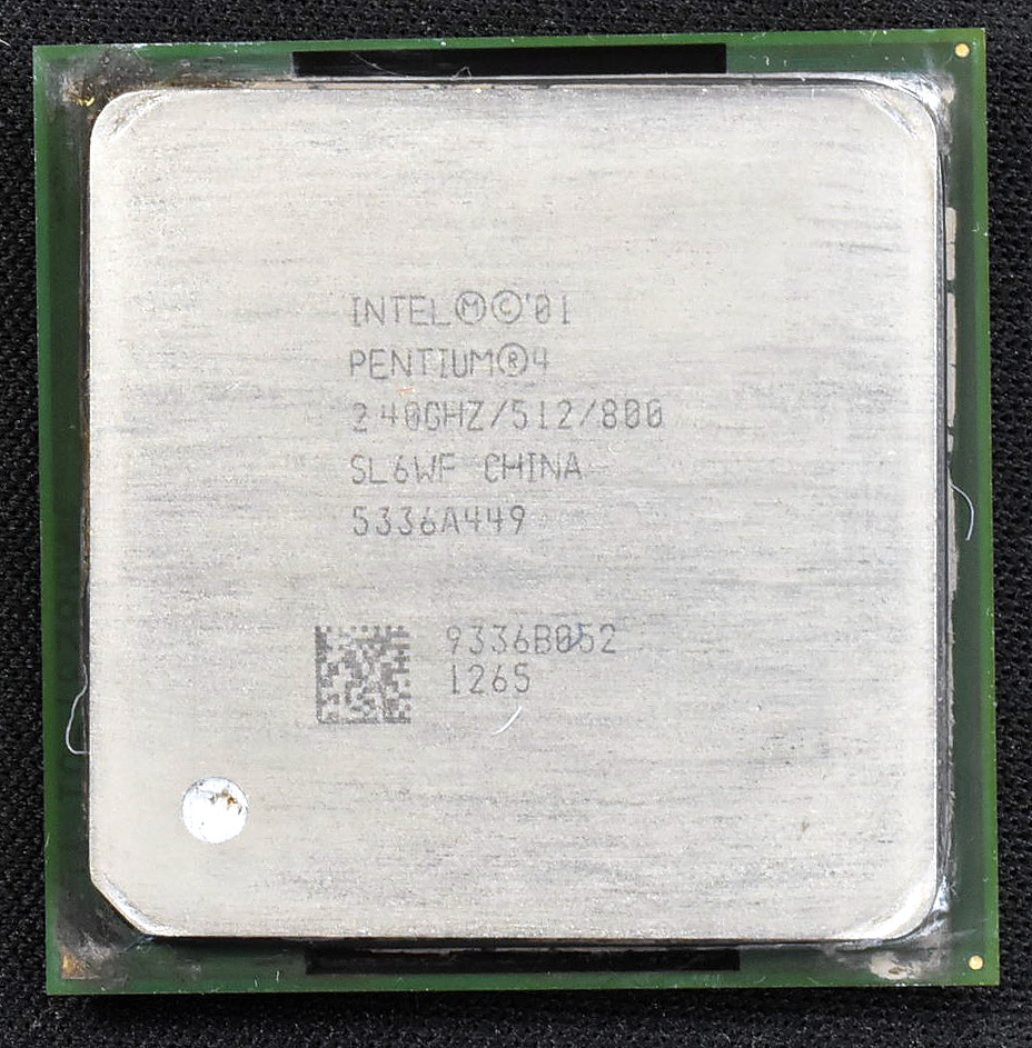 (送料無料) Intel Pentium 4 2.4 GHz SL6WF Socket 478 (mPGA478B) Northwood FSB800 (動作確認済 中古品) (管:SAC32A_画像1