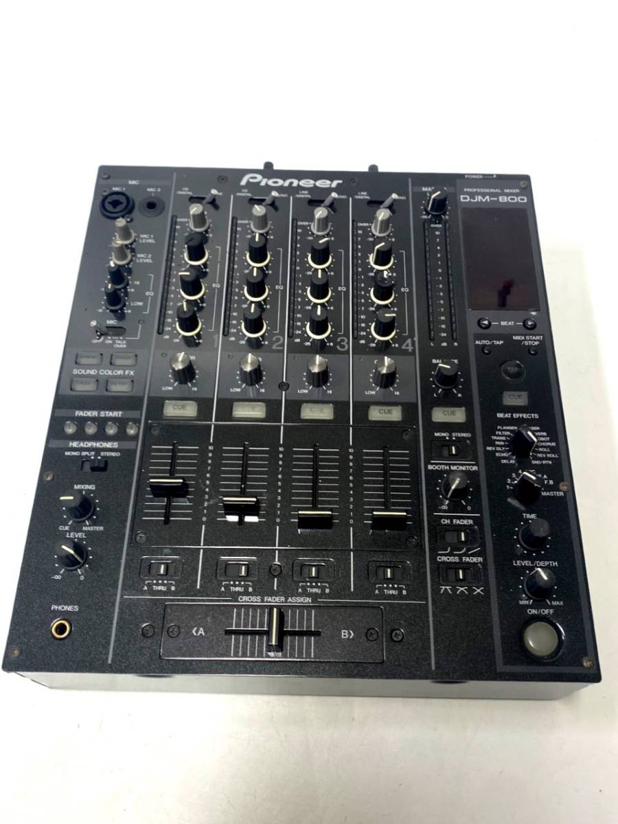 PIONEER パイオニア DJM-800 DJミキサー 通電確認済み cc092804
