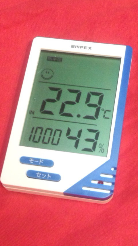 エンペックス デジタル 温湿度計 快適計III TD-8180 EMPEX _画像1