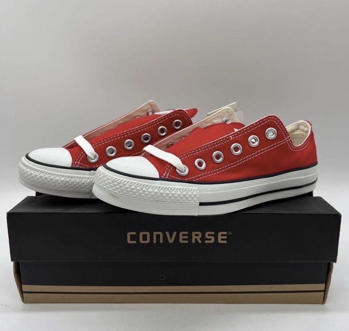 【23.5cm】新品 CONVERSE ALL STAR OX RED コンバース オールスター OX レッド メンズ スニーカー(M9696) 5070_画像1