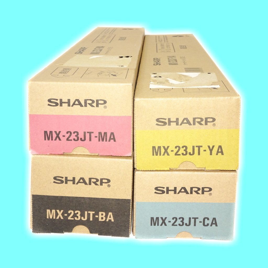 4色セット SHARP シャープ 純正トナー MX-23JT-BA/CA/MA/YA MX-3112FN用 NO.3713