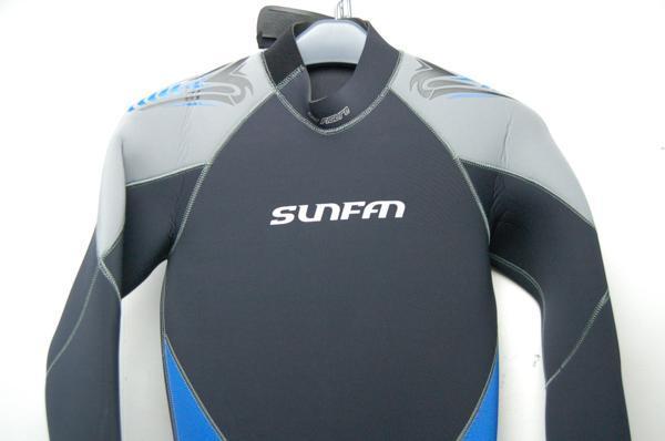 新品 SUNFAN5mmウェットスーツ メンズ サイズ：XL　カラー：ブルー_画像2