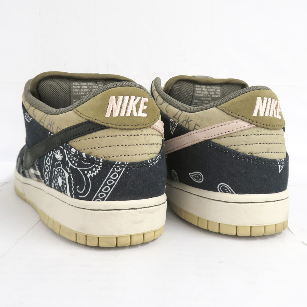 【名古屋】NIKE ナイキ トラヴィススコット SB ダンク ロー ペイズリー CT5053-001 スニーカー US11.5 29.5cm_画像6