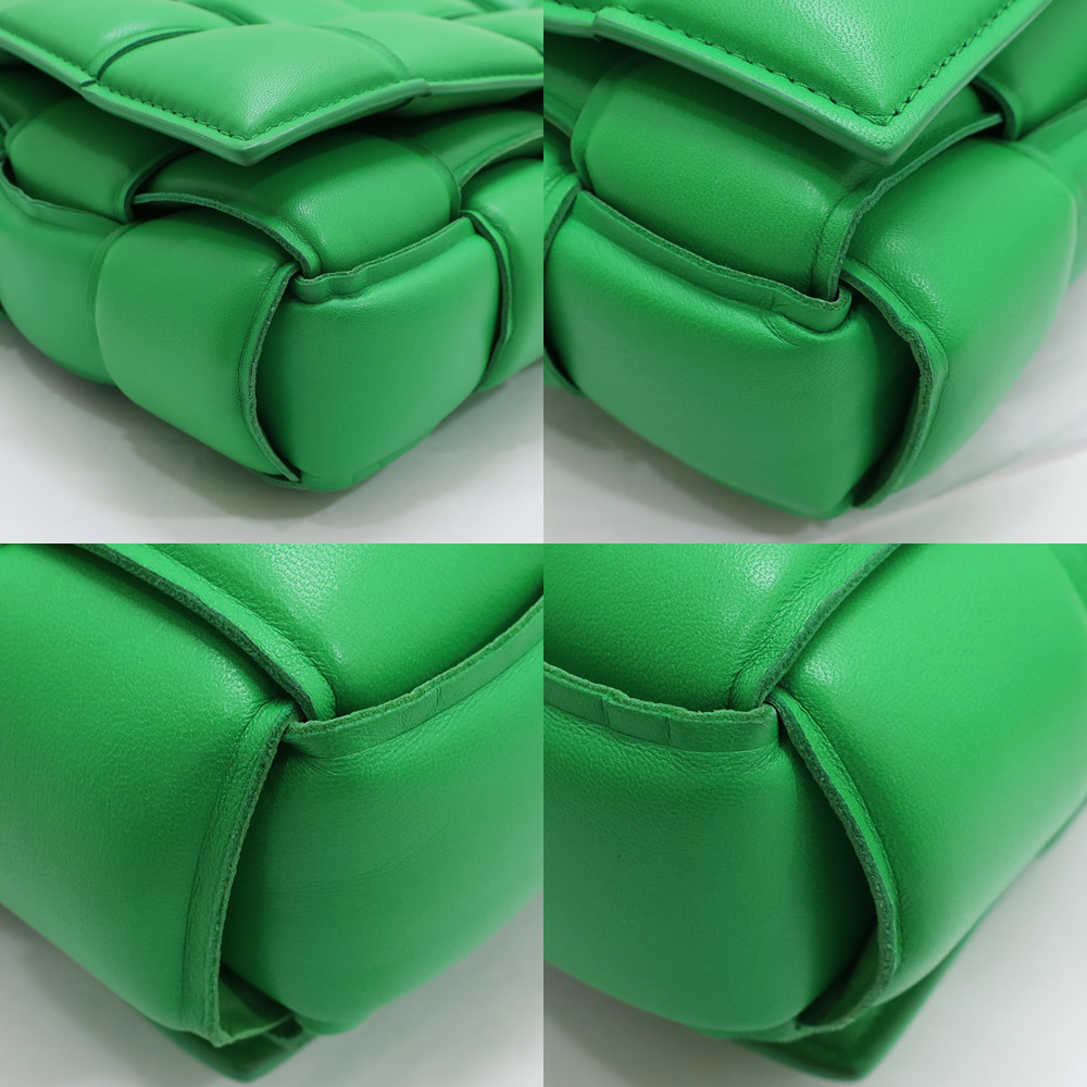 [ Tempaku ] Bottega Veneta pateto кассета maxi сетка овчина 591970 зеленый сумка на плечо 