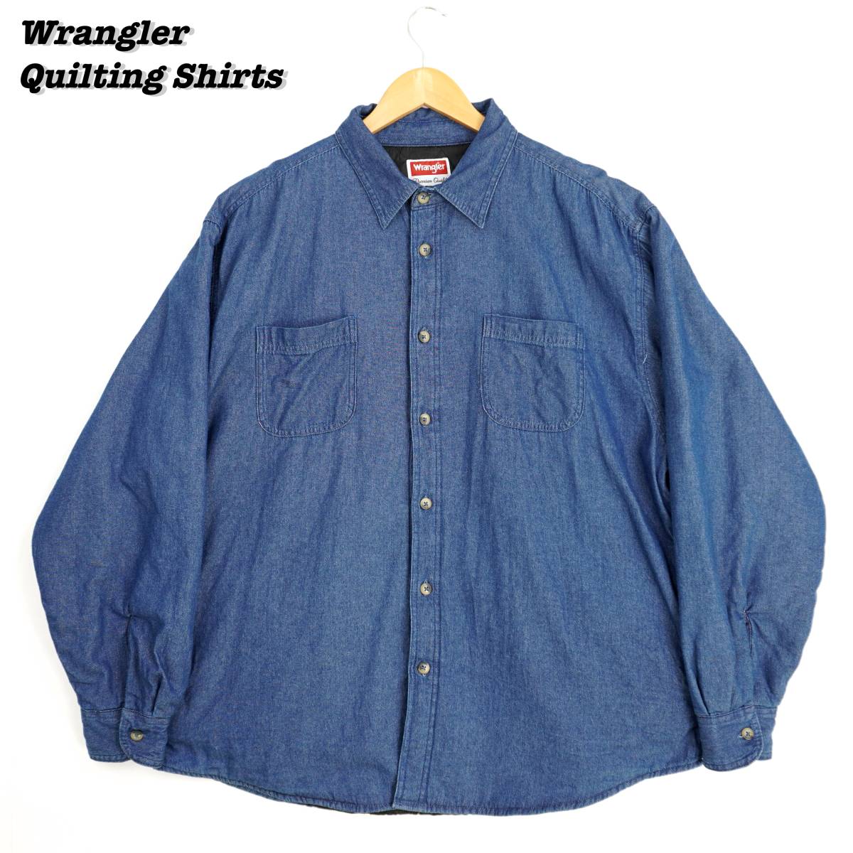 Wrangler Quilting Denim Shirts 304066 Wrangler стеганое полотно Denim рубашка Denim рубашка рубашка жакет 