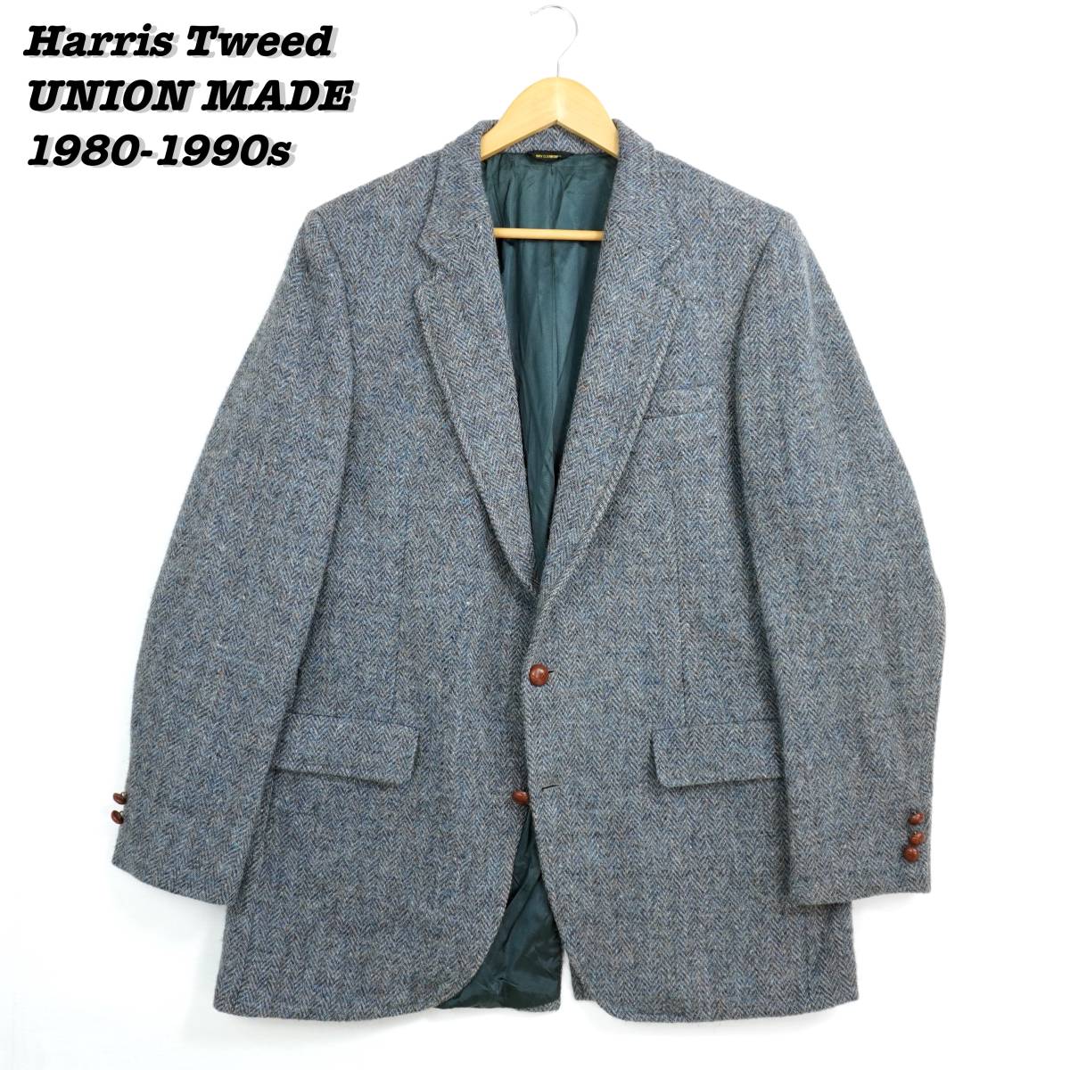 Harris Tweed Jacket 1980s 1990s 304070 UNIONMADE ハリスツイード