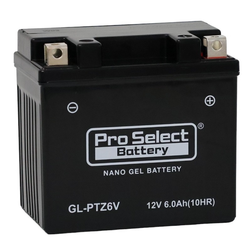 ProSelect(プロセレクト) バイク GL-PTZ6V ナノ・ジェルバッテリー(YTZ6V互換)(ジェルタイプ液入充電済) 密閉型MFバッテリー_画像2