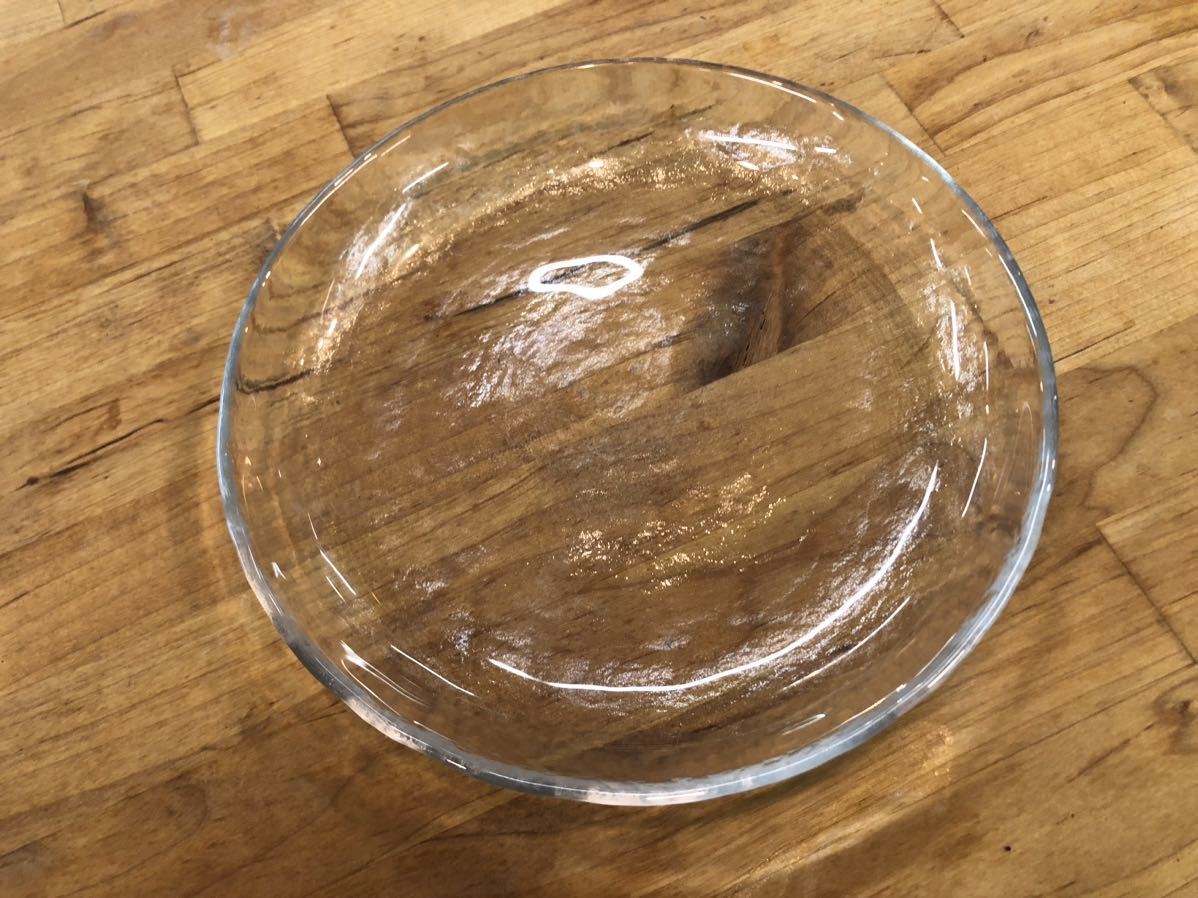 プレート 皿 透明 ガラス キッチン用品 厨房用品 3個セット セット品 飲食店 食器 小皿 Fの画像6