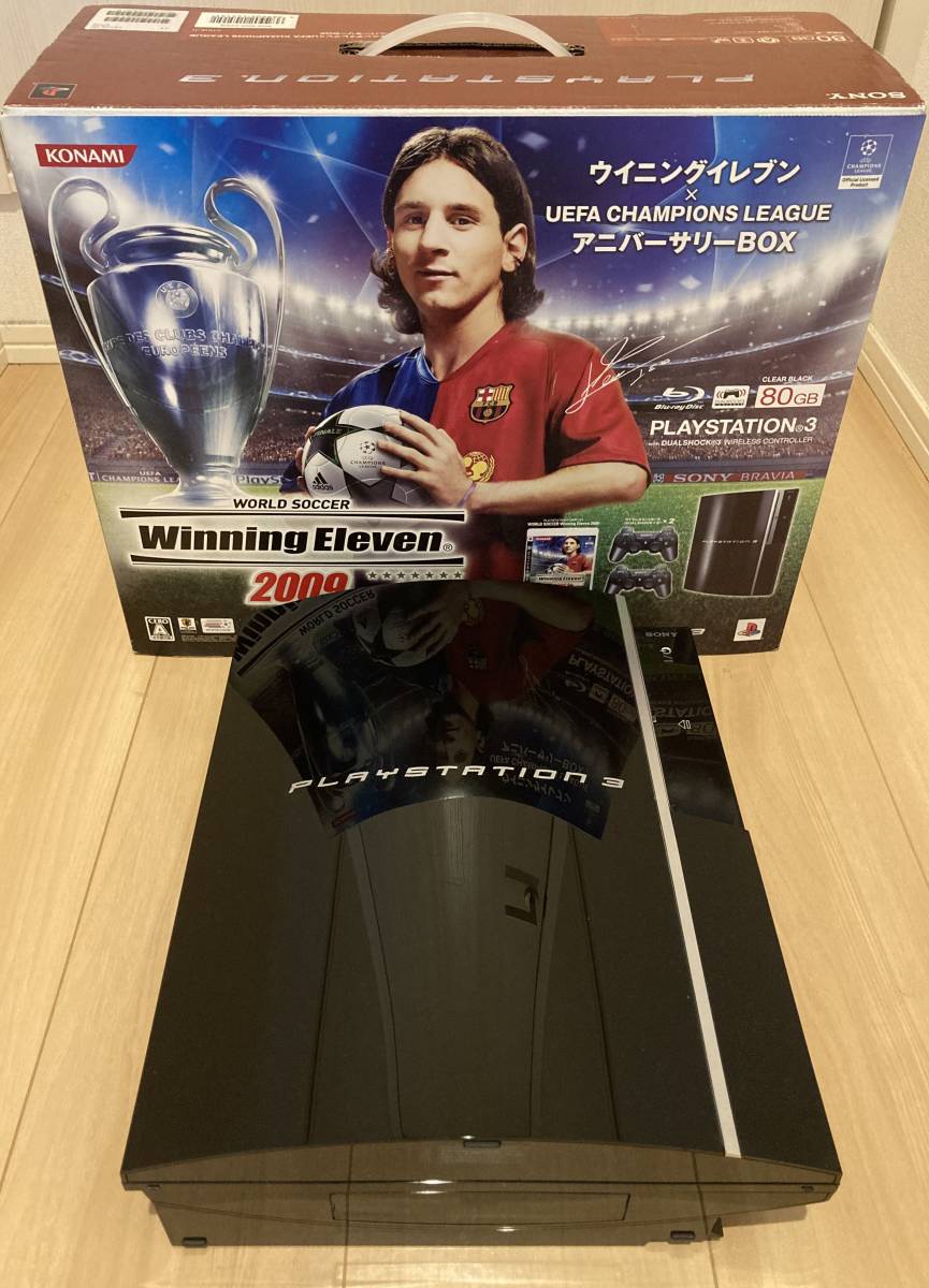 激安先着 CHAMPIONS UEFA × ウイニングイレブン 限定プレイステーション3本体 PS3 中古 美品 LEAGUE 付属品完備 アニバーサリーBOX PS3本体 激安先着 CHAMPIONS UEFA × ウイニングイレブン 限定プレイステーション3本体 PS3 中古 美品 LEAGUE 付属品完備 アニバーサリーBOX PS3本体