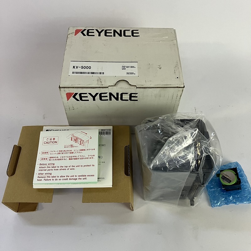 送料無料!! KEYENCE　キーエンス　プログラマブルコントローラ KV-5000　未使用品　【2300501048】_画像1