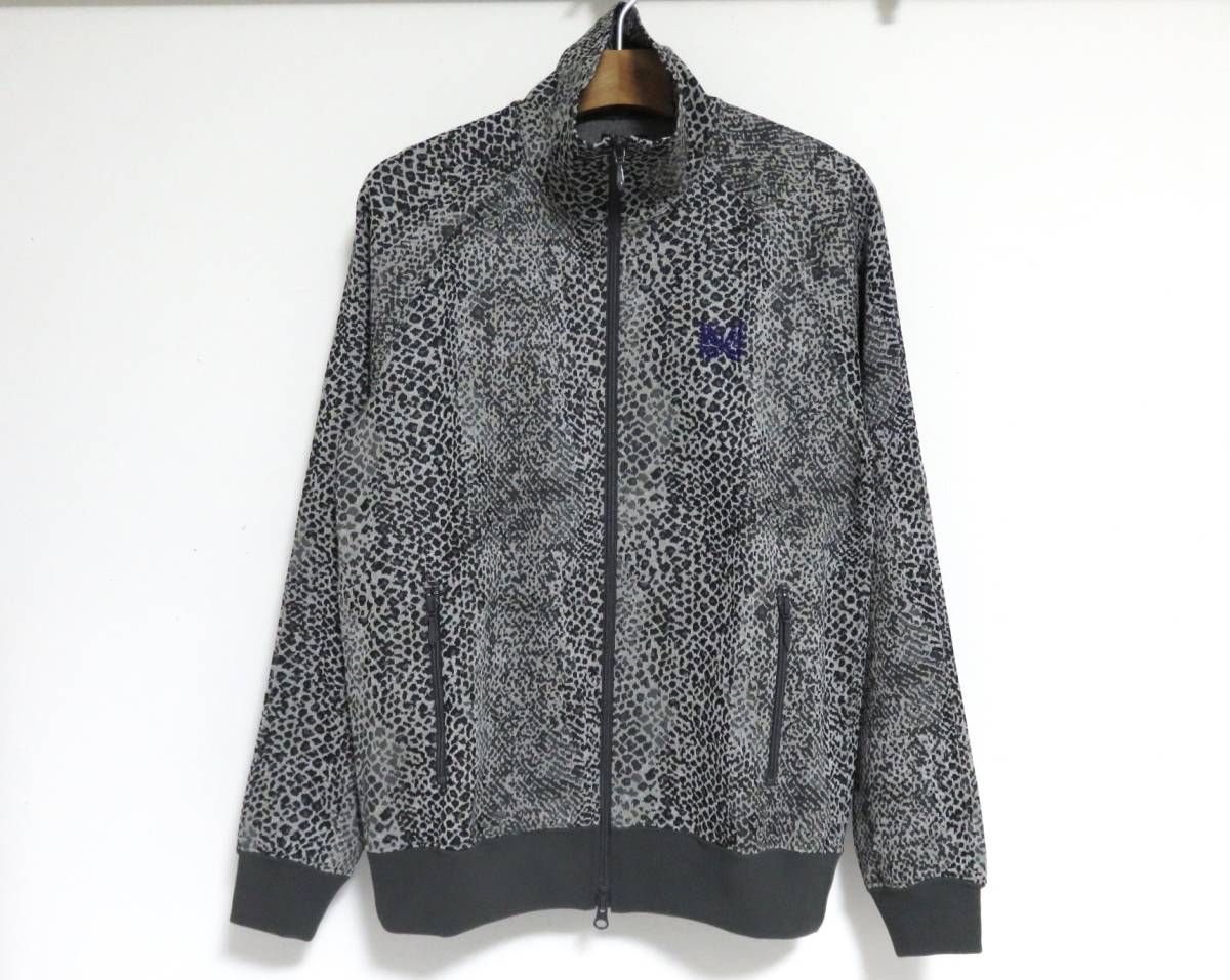  free shipping new goods Needles Track Jacket S python made in Japan needle z jersey jersey Needles gray total pattern Sune -kKP212