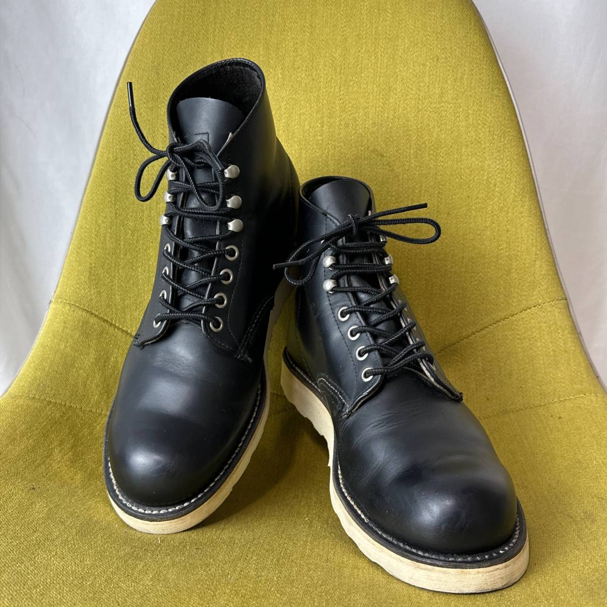 REDWING レッドウィング 8165 刺繍羽タグ 96年製 アイリッシュセッター 8.5 D USA製 26.5相当 レースアップブーツ レザーシューズ_画像1