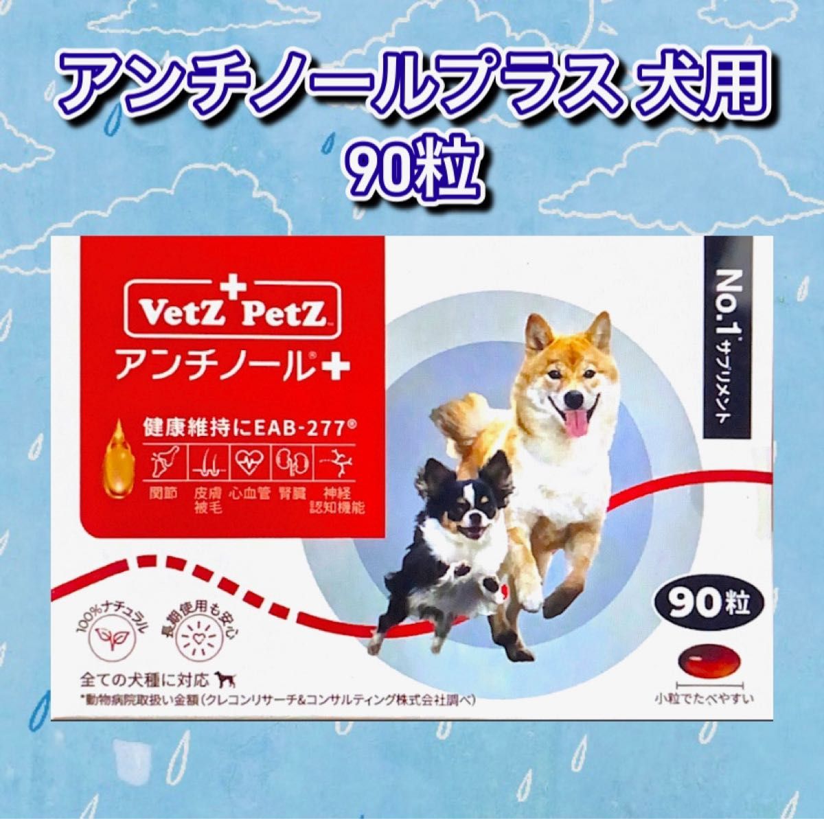 Vetz Petz アンチノール プラス 犬用 90粒×1箱|PayPayフリマ