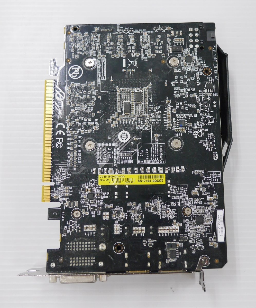 Gigabyte GeForce GTX 1060 Mini ITX OC 6GB GV-N1060IXOC-6GD 動作未確認 ジャンク品_画像5