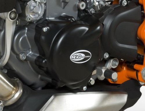 R&G KTM 690Duke(12-)/690 Enduro(08-)/690 SMC(08-11)用左側エンジンケースカバー ECC0137BK_画像1