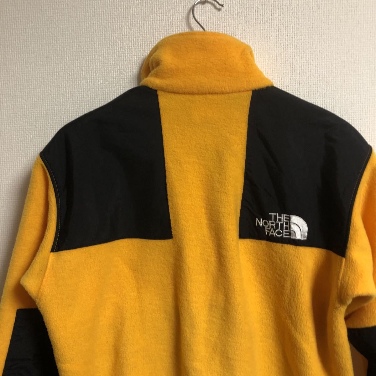 【古着】90s ビンテージ　THE NORTH FACE ザノースフェイス　ハーフジップ フリース ARMADILLA （アルマディア）　イエロー　 デナリ　レア