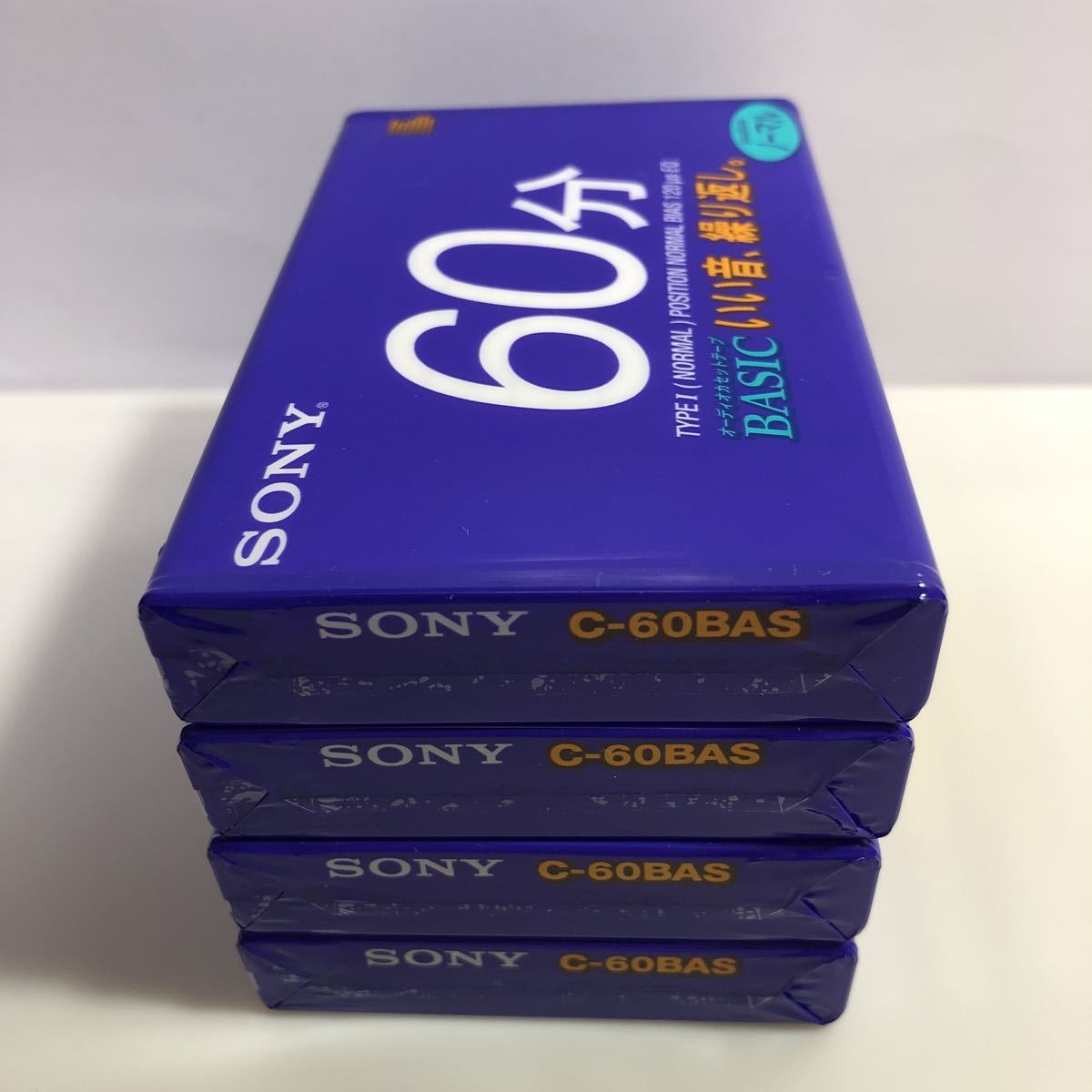 カセットテープ ノーマルポジションSONY BASIC 60分 4本｜Yahoo!フリマ