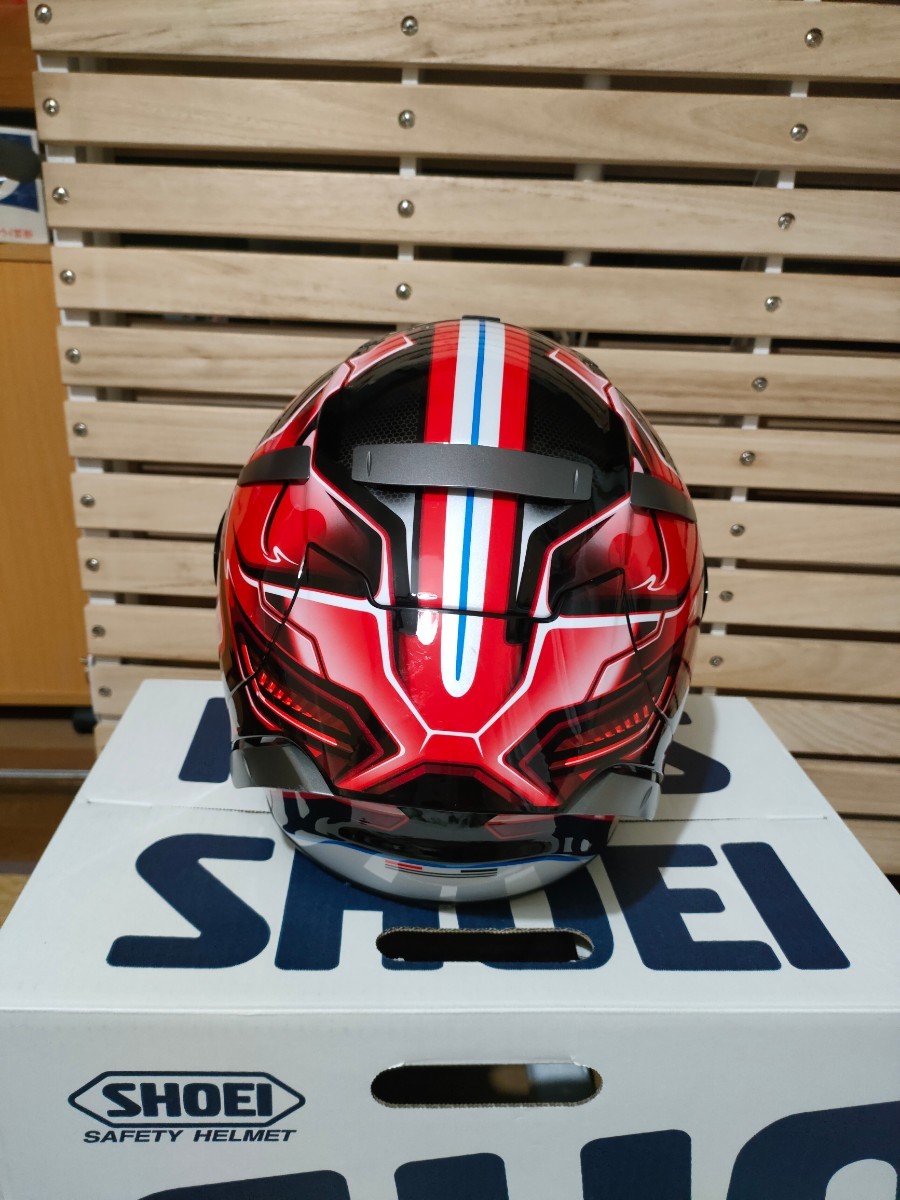 SHOEI　x-fourteen エアロダイン　Mサイズ　赤　ショウエイ フルフェイスヘルメット　バイク用　x-14 _画像2