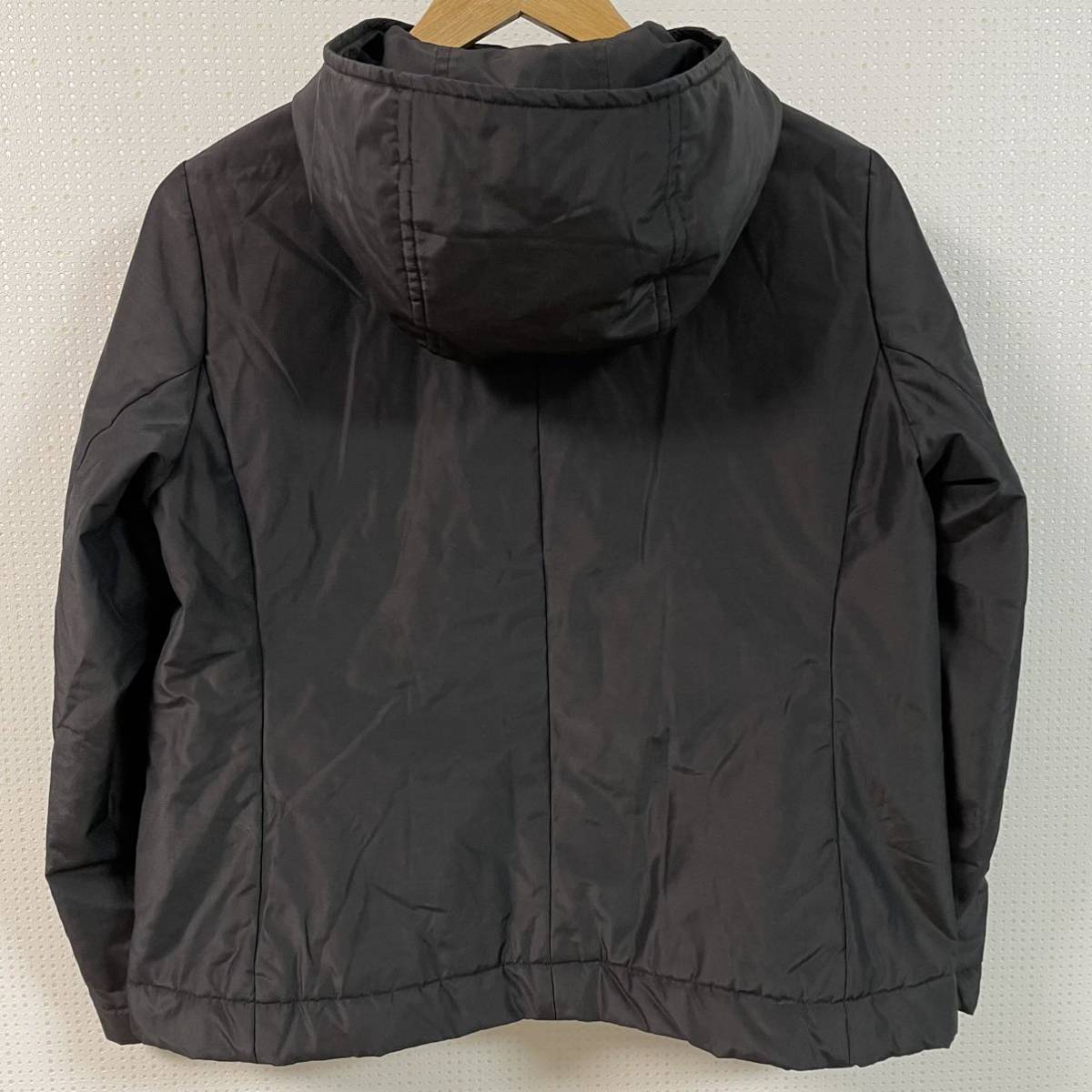 ★jacket ジャケット★中綿 マウンテンパーカー アウター 上着 ジップアップ 長袖 防風 防寒 男女兼用 ブラック サイズS /TT6646の画像2