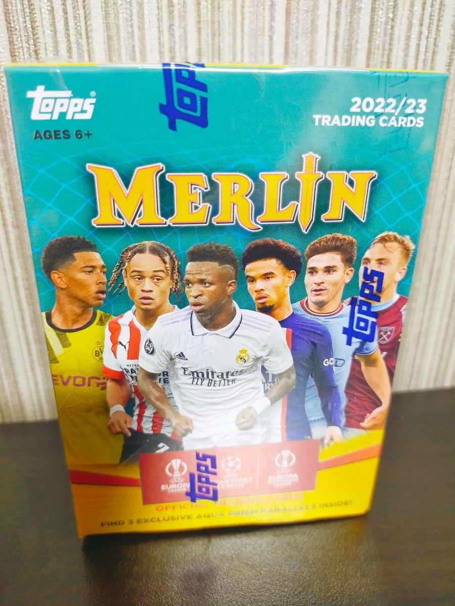 2022-23 Topps Merlin Collection Chrome UEFA Champions League Soccer Blaster Box マーリン サッカー カード ブラスターボックス