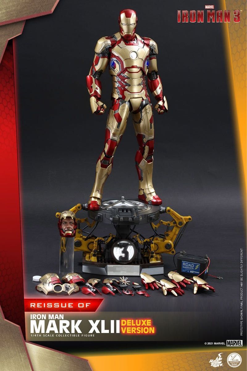 ホットトイズ QS008 アイアンマン・マーク42ボーナス付き 1/4 ホットトイズ QS008 アイアンマン・マーク42ボーナス付き 1/4