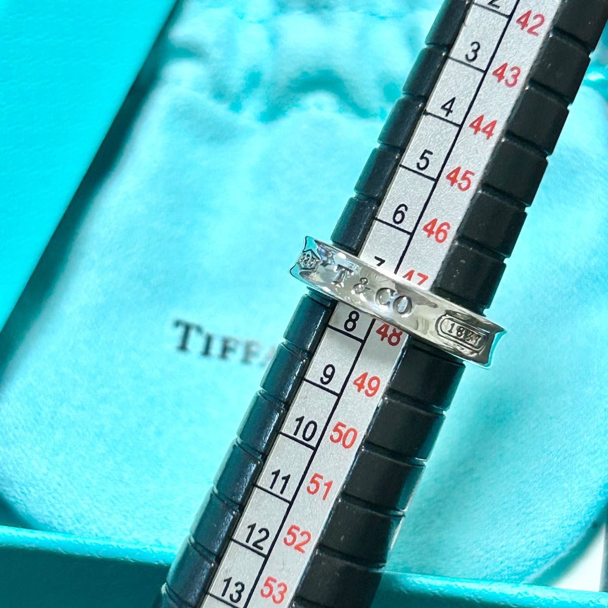 TIFFANY&Co ティファニー ナローリング 7号 指輪 Tiffany ナロー 1837
