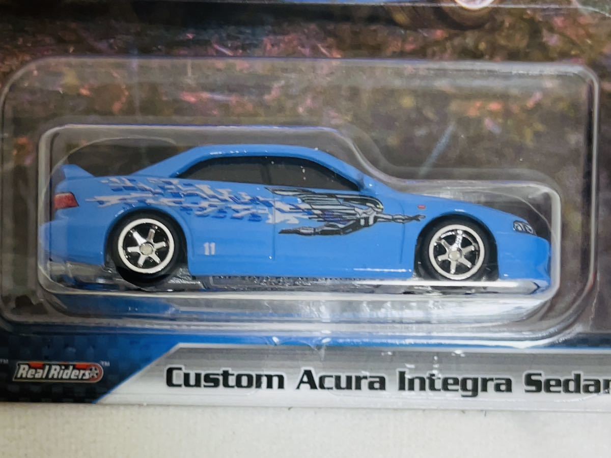 新品★ホットウィール　ワイルドスピード　★　カスタム アキュラ インテグラ セダン GSR　★　1/64　ミニカー★Hot Wheels　Acura Integra_画像2