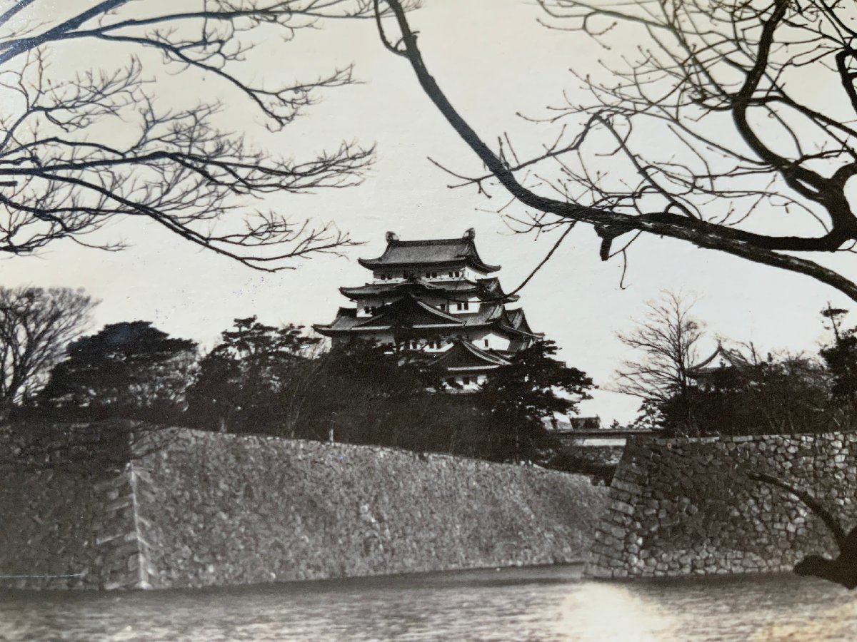 FF-7121 ■送料込■ 愛知県 名古屋市 名古屋城 日本の城 城 建造物 郵便 風景 景色 戦前 名所 エンタイア 絵葉書 写真 古写真/くNAら_画像3