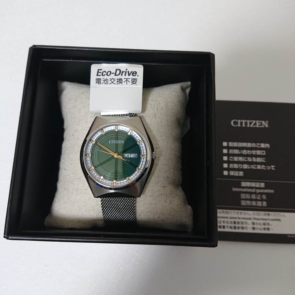 未使用 シチズン レコードレーベル BM8541-74W エコ・ドライブ プロトタイプデザイン Eco-Drive PROTO_画像2