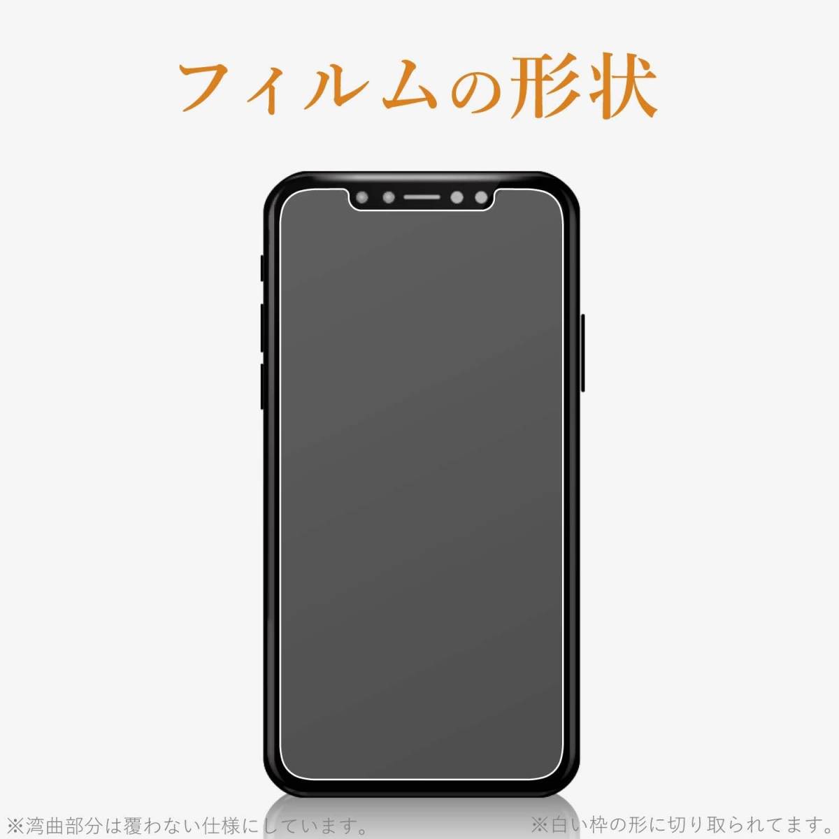 新品・送料無料■エレコム・ELECOM■iPhone 11 Pro Max/XS Max 液晶保護ガラスフィルム 覗き見防止 プライバシー■PM-A19DFLGGPF_画像4